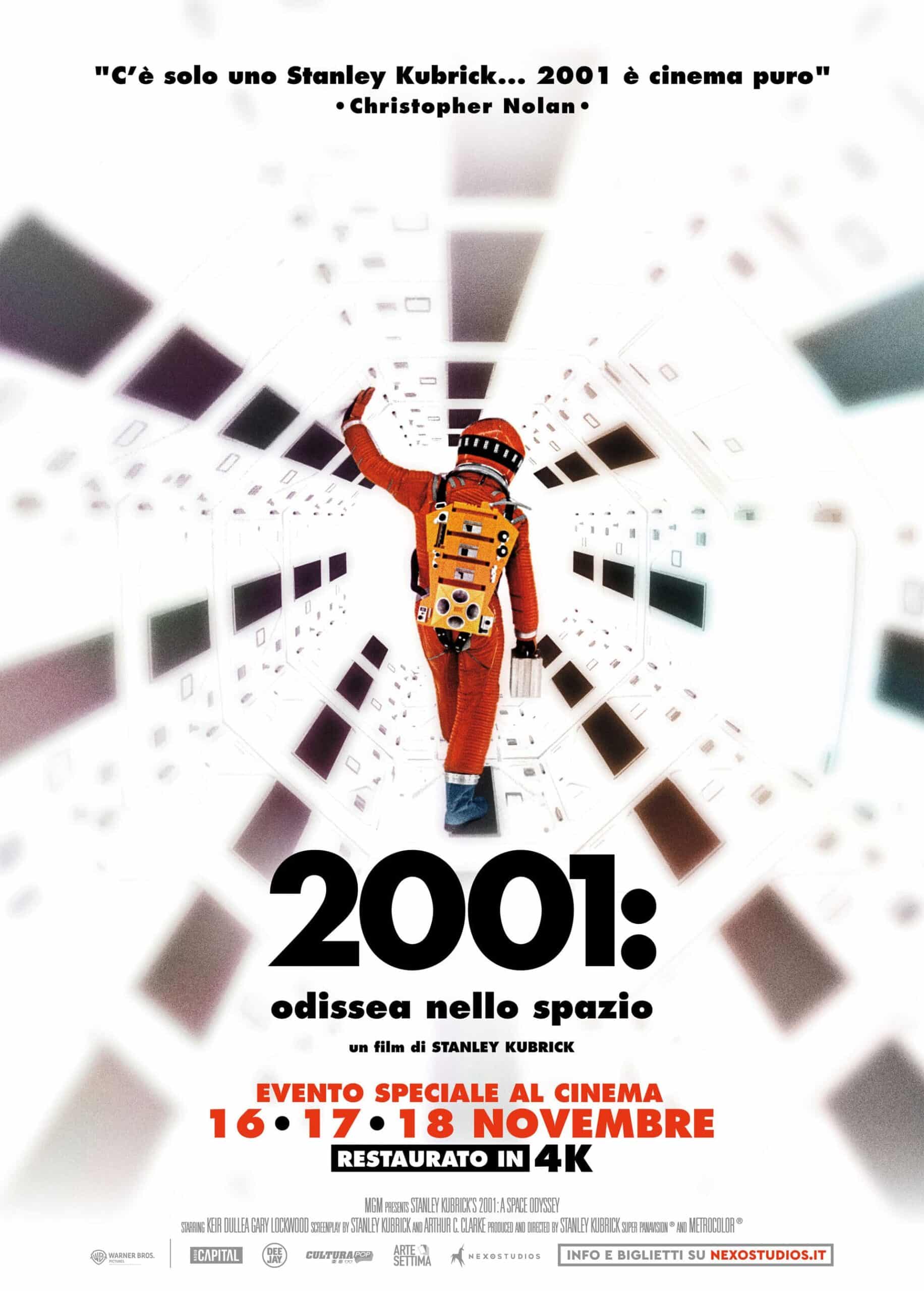 2001 Odissea nello spazio torna al cinema con Nexo Studios Back to Cult 2026