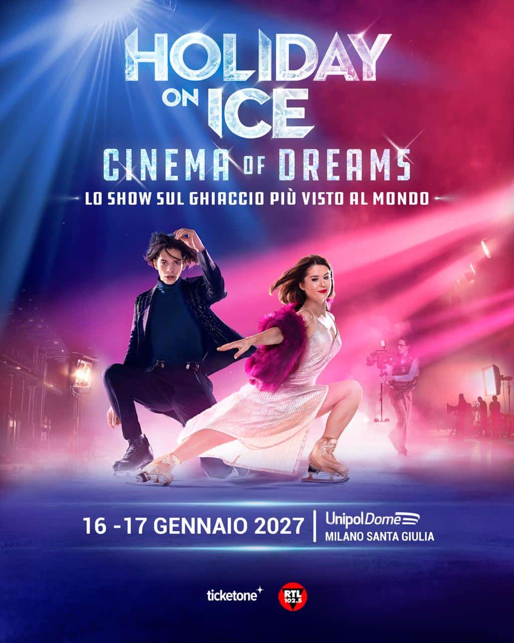 Holiday on Ice Cinema of Dreams a Milano, lo spettacolo sul ghiaccio più visto al mondo