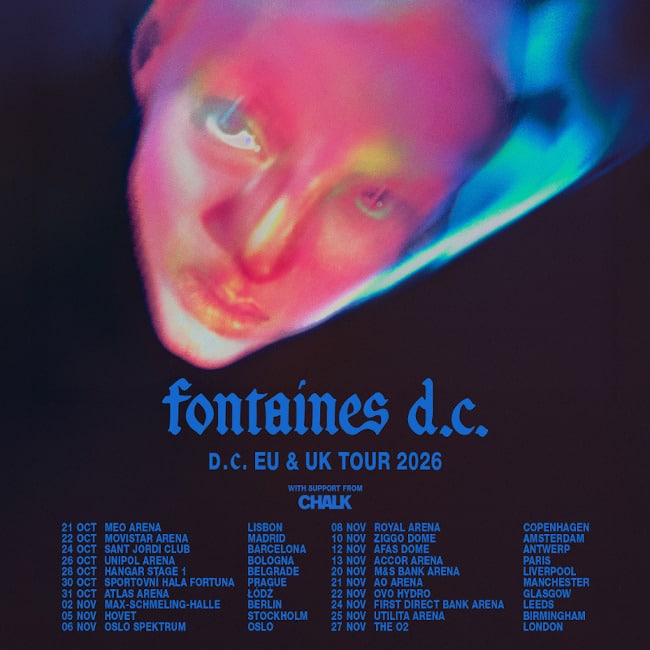 Fontaines D.C. in concerto per il tour 2026 nelle arene di UK ed Europa