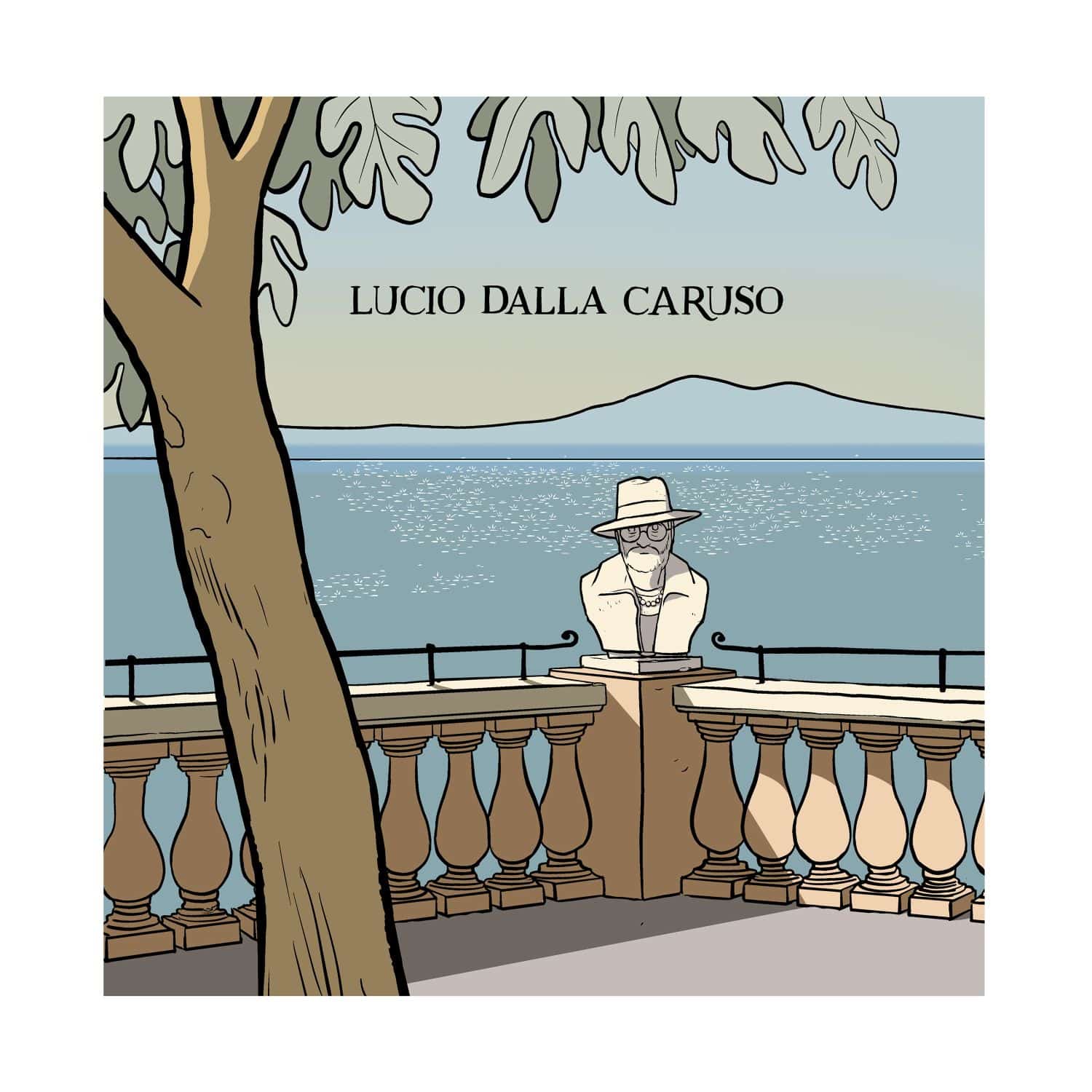Lucio Dalla Caruso 40 anni, speciale vinile Occhi Verdi numerato con illustrazioni di Alessandro Baronciani