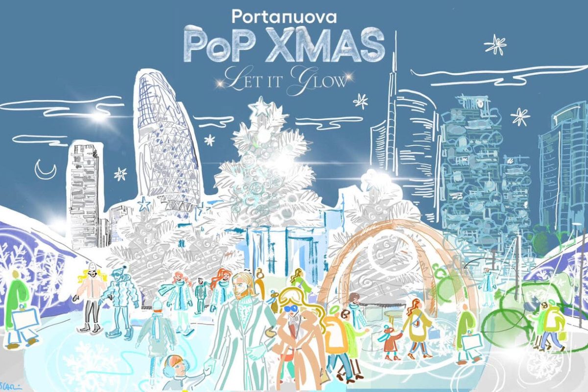 Portanuova PoP XMAS Illustrazione di Jacopo Ascari